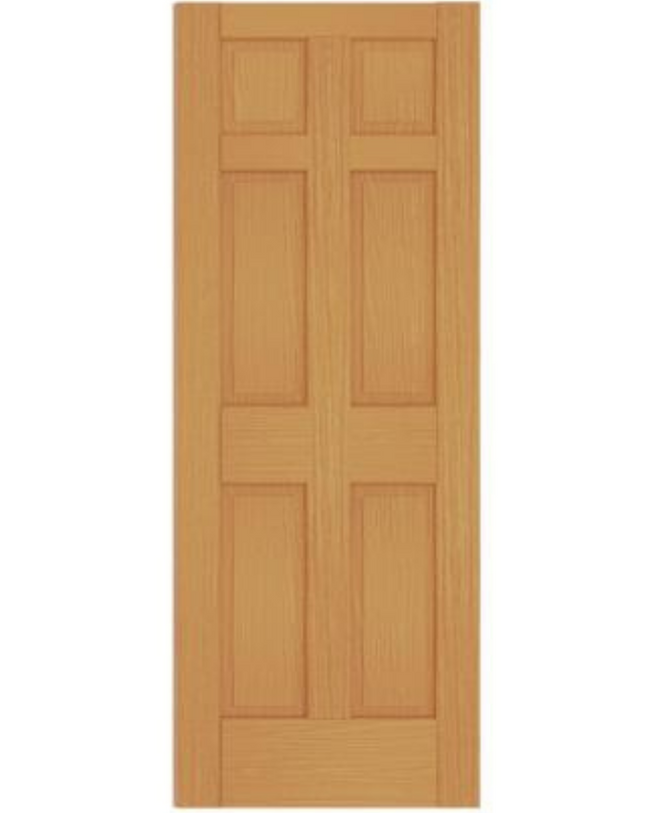 Raised Single Hip 6 Panel (Red Oak)