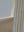 Puerta interior estilo shaker con 5 paneles de vidrio transparente