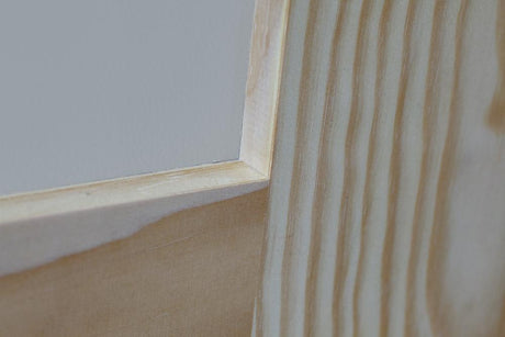 5 Clear Glass Panel Shaker Style Wood Interior Door - Image 4