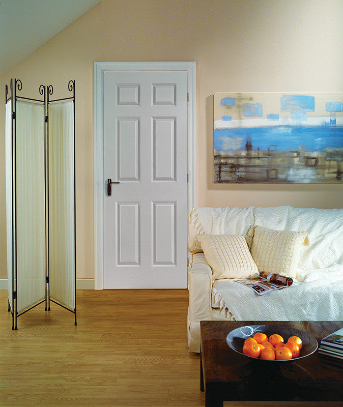 6 Panel Raised Double Hip Solid Pine Interior Prehung Door
