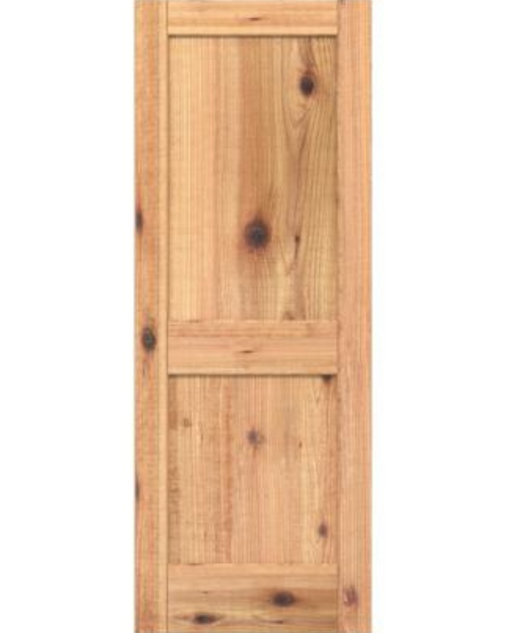 2 Panel Shaker Style (Knotty Alder)