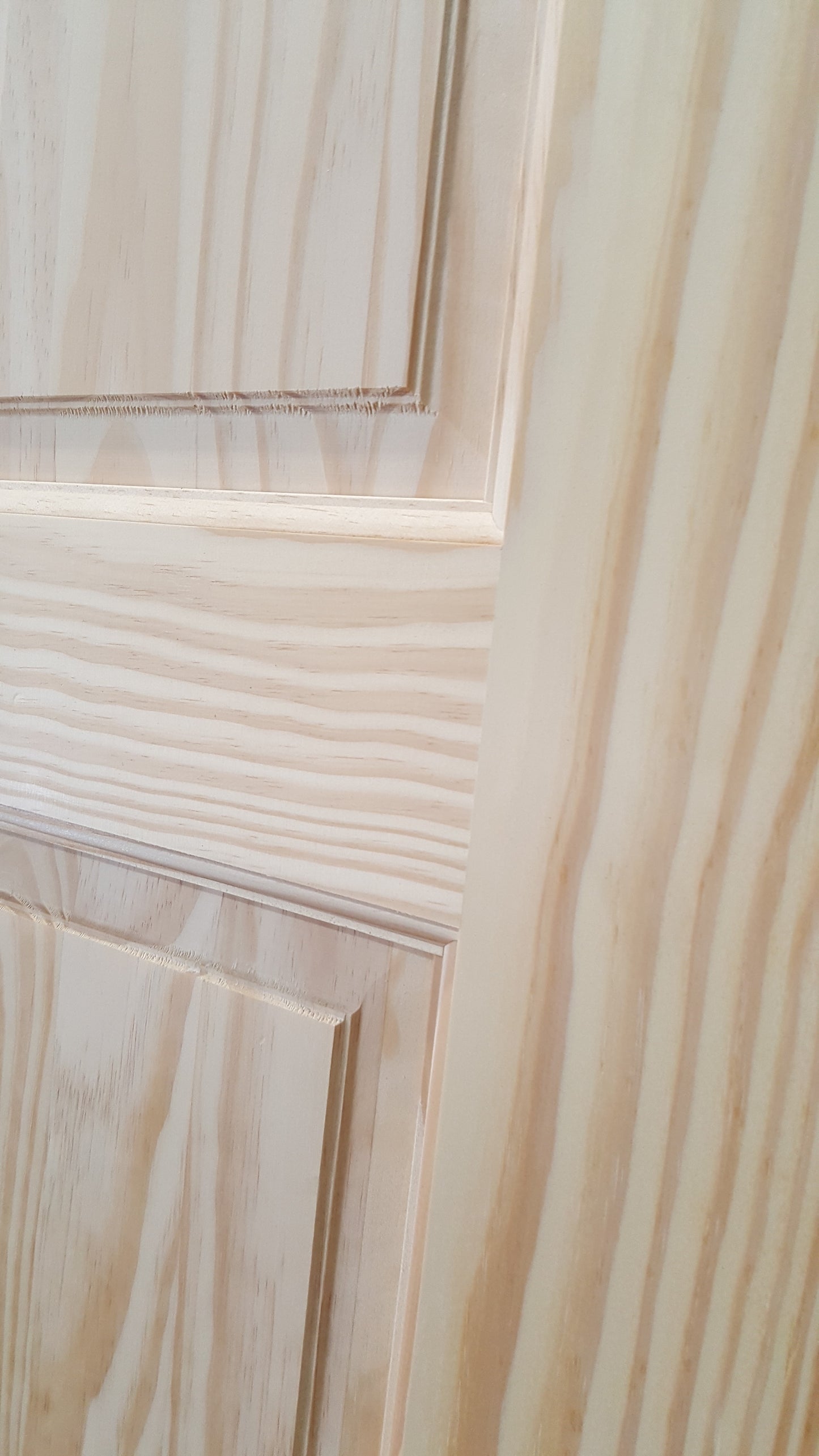 Raised Double Hip 4 Panel Pine Interior Door