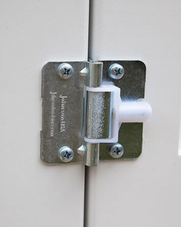 Puerta plegable estilo Shaker de un solo panel (imprimada)